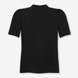 JULIE SHORT SLEEVE TOP BLACK
