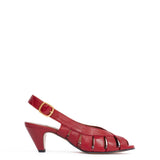 Sophie 50 Stiletto Glossy Sheep Red