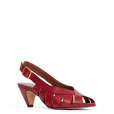 Sophie 50 Stiletto Glossy Sheep Red