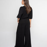 JULIE PUFF SLEEVE TOP BLACK