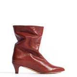 Sweeney 40 Stiletto Silk Calfskin in Terracotta