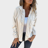 Bella | Kordist su gobtuvu ir užtrauktuku" 

Revised Title: "Bella | Kordist Hoodie with Zipper