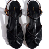 Therese 20 Sparkling Sheepskin & Mesh Black