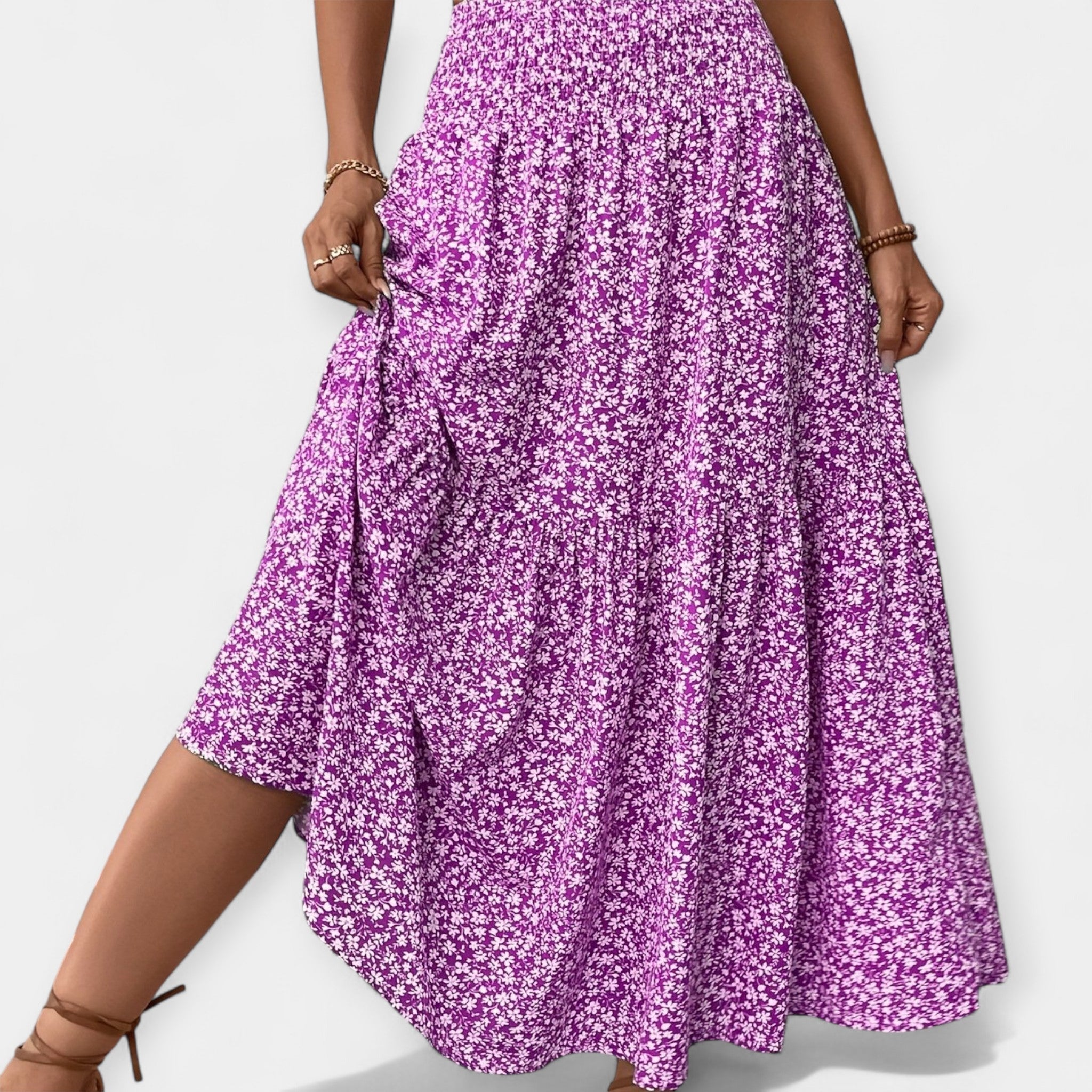 Valentina | Flower Print Skirt