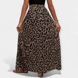 Isadora | Leopard Print Midi Skirt