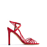 Scarlet Savannah 100 Hand-Crocheted Polished Goat Leather
