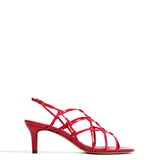 Conie 55 Rankomis Nupintas Odinis Ruby Raudonas