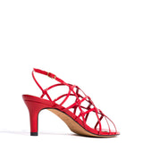 Conie 55 Rankomis Nupintas Odinis Ruby Raudonas