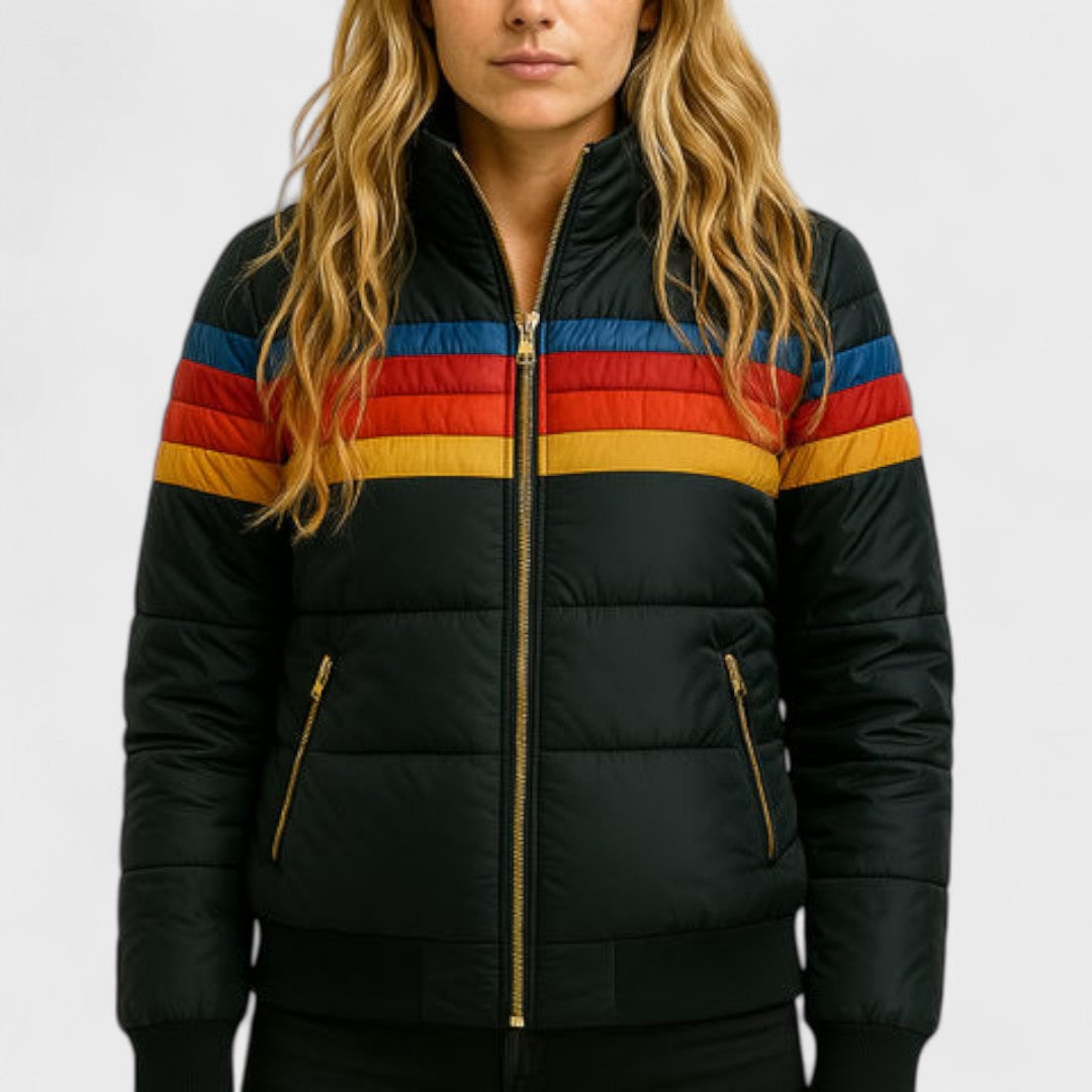 Clara | Pūkinė Striukė" can be rewritten as "Clara | Down Jacket" or "Clara | Padded Jacket." If you prefer to keep the original language but make it more appealing, you could say "Clara | Elegant Pūkinė Striukė.