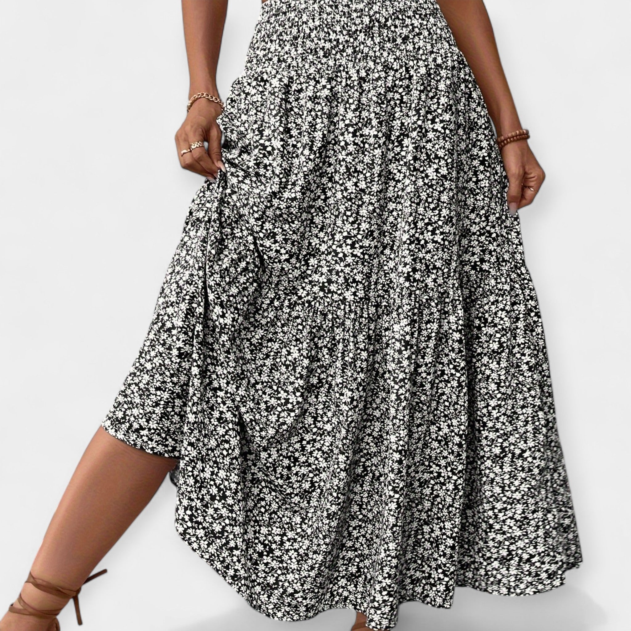 Valentina | Flower Print Skirt