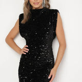 Florentina – Rochie mini cu glitter și strălucire