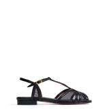 Therese 20 Sparkling Sheepskin & Mesh Black