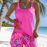 Bianca – Tankini elegant cu imprimeu ocean