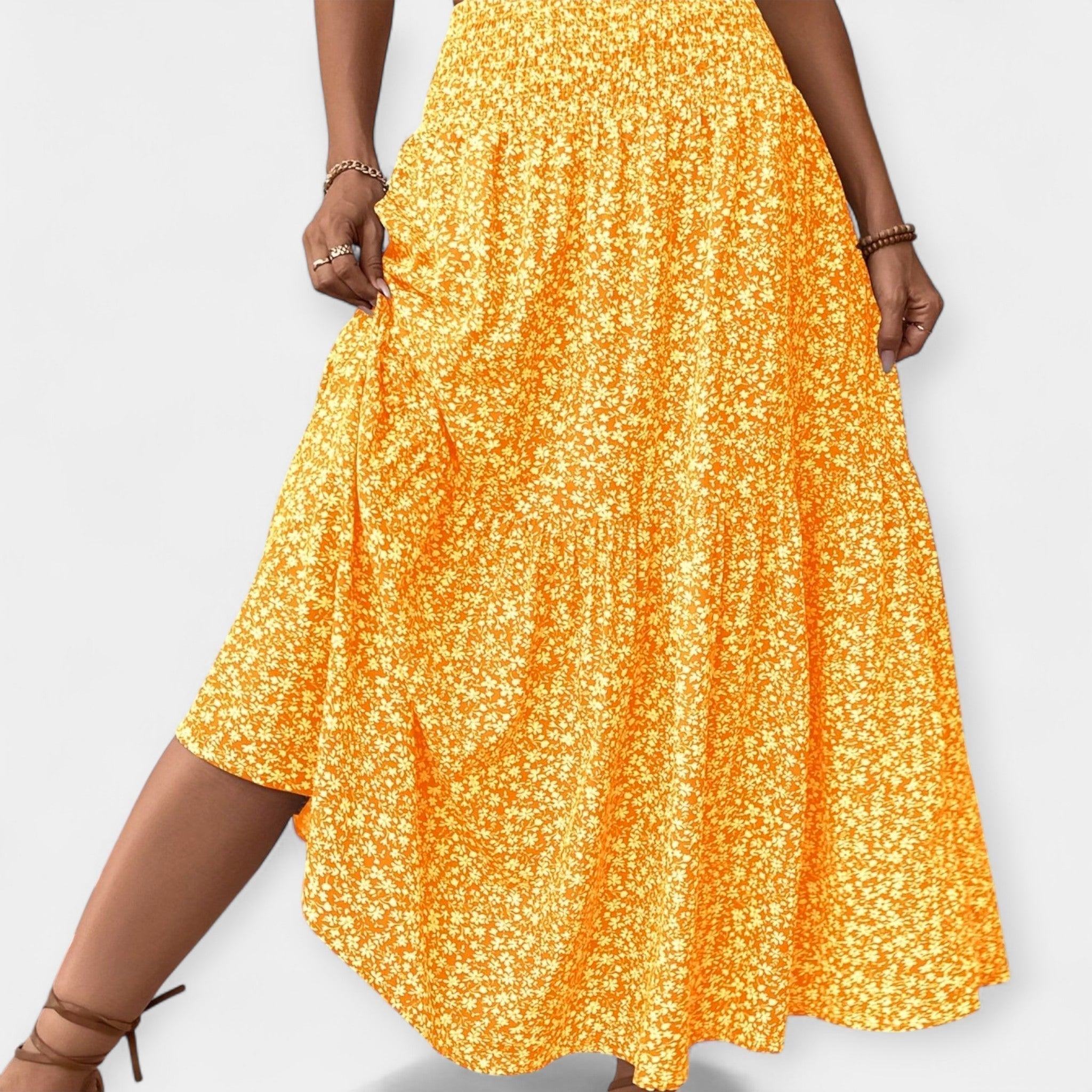 Valentina | Flower Print Skirt