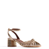 Margriet Drieželis Vintage Champagne Metal Goat