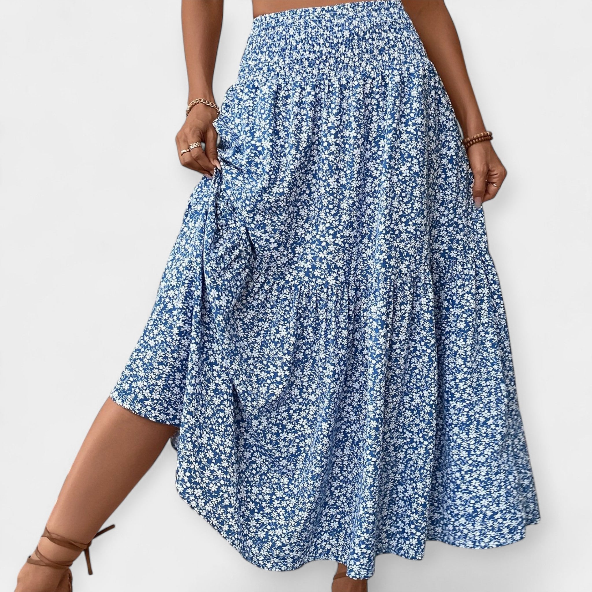 Valentina | Flower Print Skirt