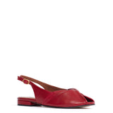 Magda 20 Silk Sheep Slippers in Garnet