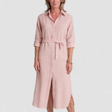 Delia – Rochie cămașă cu dungi