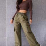 Retro Streetwear Women's Oversized Cargo Pants