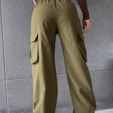 Retro Streetwear Women's Oversized Cargo Pants