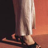 Hermine 50 Stiletto Shiny Black Heels