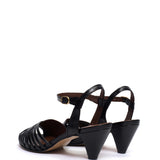 Hermine 50 Stiletto Shiny Black Heels