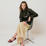 Hermine 50 Stiletto Glossy Red Heels