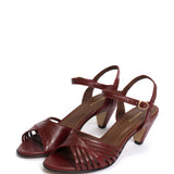Hermine 50 Stiletto Glossy Red Heels