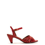 Hermine 50 Stiletto Shiny Red Patent Heels