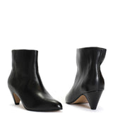 Hilly 50 Stiletto Black Soft Suede