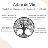 Collier "Arbre de Vie Sacré" en Bois Naturel - larbredeschakras.com
