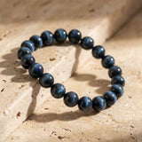 Bracelet "Ange Gardien" en Oeil de Faucon - larbredeschakras.com