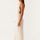 Cătălina – Rochie maxi neagră halter