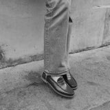 Dico Polished Bordeaux Penny Loafers