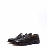 Dico Polished Bordeaux Penny Loafers