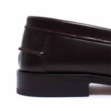 Dico Polished Bordeaux Penny Loafers