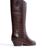 Tarisha Soft Veggie Mink Plush Calf - Coffee Brown