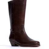 Tarisha Soft Veggie Mink Plush Calf - Coffee Brown