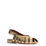 Sophie 20 Gold Metal Goat with Cracks