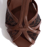 Therese 55: Blingy Sheep with Mesh Design and Leopard Chocolate