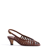 Carminho 40 Stiletto Glossy Chocolate Heels