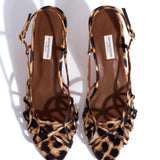 Scarlett 50 Leopard Print Satin Cat