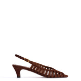 Carminho 40 Stiletto Suede Chocolate Heels