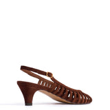 Carminho 40 Stiletto Suede Chocolate Heels