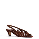 Carminho 40 Stiletto Suede Chocolate Heels