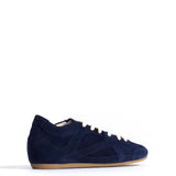 Blue Leather Sneakerina for Kids