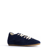 Blue Leather Sneakerina for Kids