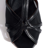 Therese 20 Sparkling Sheepskin & Mesh Black
