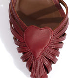 Keesha 55 Blizgūs Avikailiai Granatas" could be rewritten as "Keesha 55 Shiny Lambskin Garnet.