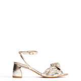 Curvey 50 Champagne Metal Sheep Skin with Wrinkles